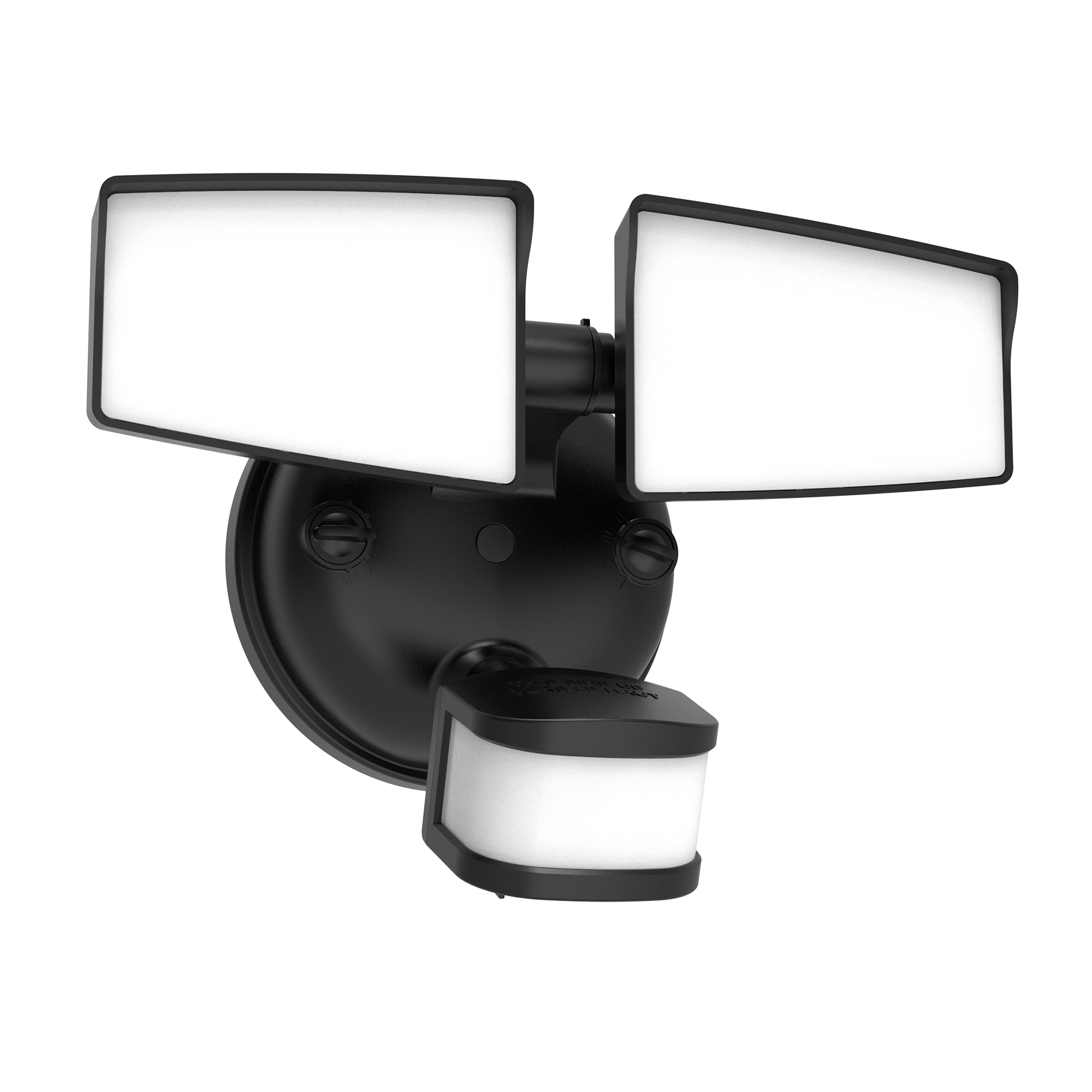 HALO:Next Gen 270° Black Motion Sensing Wired Outdoor 2-Head LED Security Flood Light 2500 Lumens with 5CCT